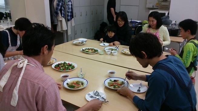 三宅の鮮魚＆武蔵野野菜を使ったモニター向け料理教室